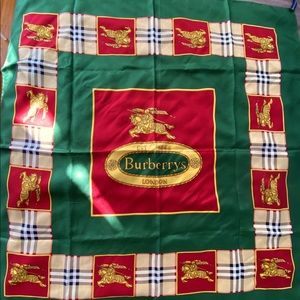 Burberry vintage silk scarf